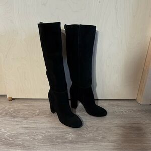 Elegant Black Knee-High Women's Boots